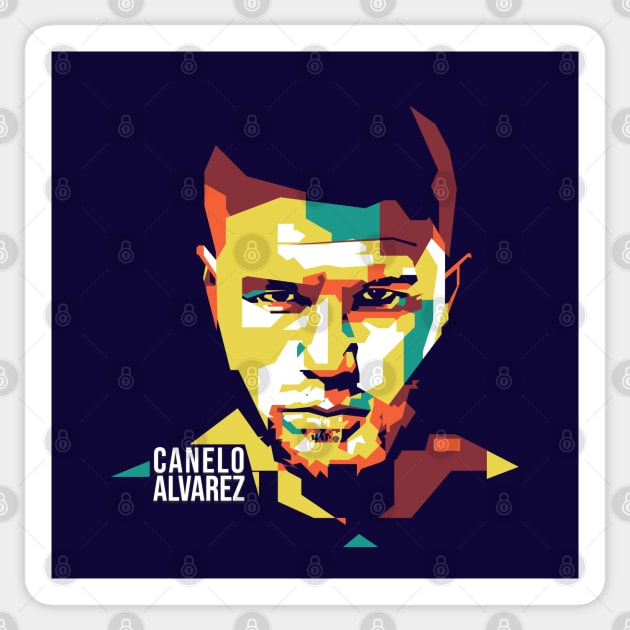 Canelo  The Mr Robot Sticker by pentaShop